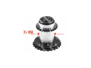CALIPER ADJUSTING GEAR -R - 10.30023