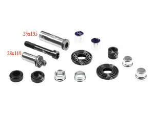 CALIPER DUST RUBBER AND PIN SET
