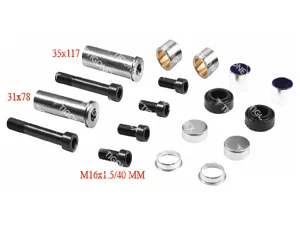 CALIPER DUST RUBBER AND PIN SET - 10.30183