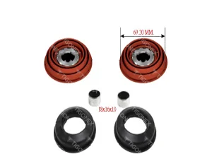 CALIPER DUST RUBBER SET