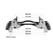 BRAKE CALIPER CARRIER RIGHT - 105841