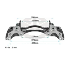 BRAKE CALIPER CARRIER RIGHT - 105844