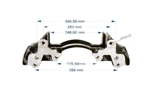 BRAKE CALIPER CARRIER