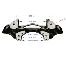 BRAKE CALIPER CARRIER RIGHT - 10.20169