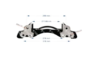 BRAKE CALIPER CARRIER LEFT