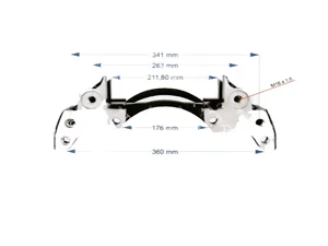 BRAKE CALIPER CARRIER RIGHT