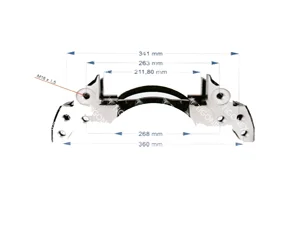 BRAKE CALIPER CARRIER LEFT