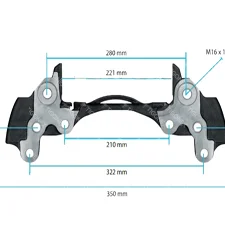 BRAKE CALIPER CARRIER LEFT - 10.20180