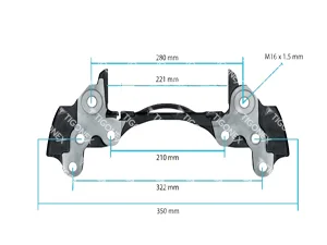 BRAKE CALIPER CARRIER LEFT - 10.20180