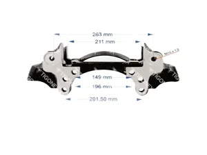 BRAKE CALIPER CARRIER LEFT