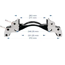 BRAKE CALIPER CARRIER LEFT - 10.20186