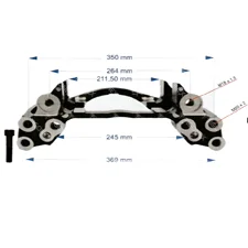 BRAKE CALIPER CARRIER - 10.30537