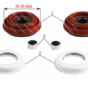 CALIPER TAPPET & BOOT SET 69 MM - 902172
